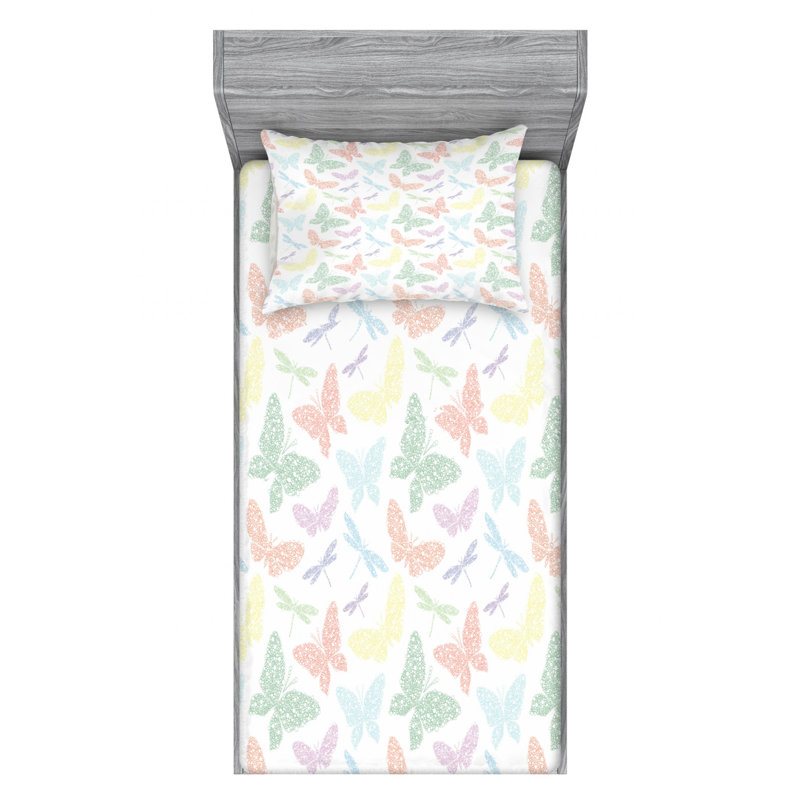 Microfiber Sheet Set, Twin XL Sheet Set with Fitted Sheet