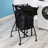 Metal Rolling Laundry Hamper with Handles-1569808368