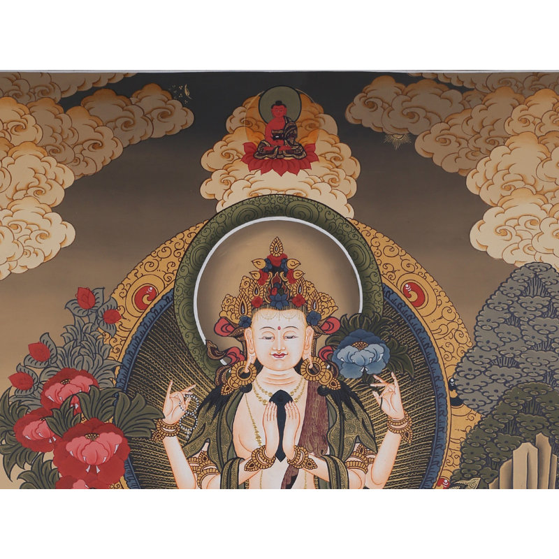 Chanrezig (Avalokiteshvara) | Brocadeless Thangka