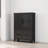 Sturdy Storage Cabinet with 4 Iron Doors and Adjustable Shelf-347324766