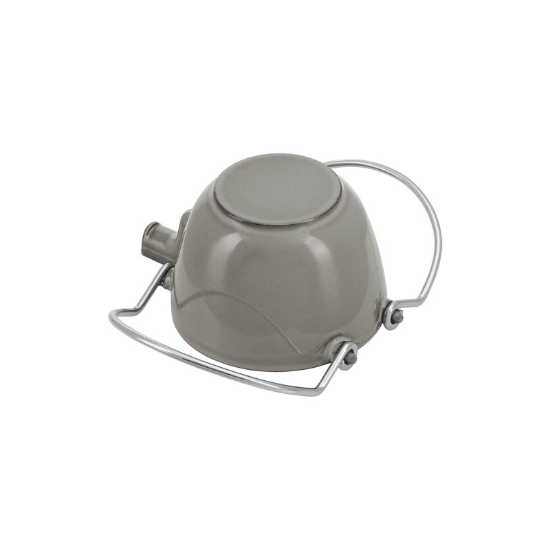 Staub Cast Iron 1.22-qt Round Tea Kettle, Graphite
