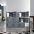 3 door Gray small locker with lock latch