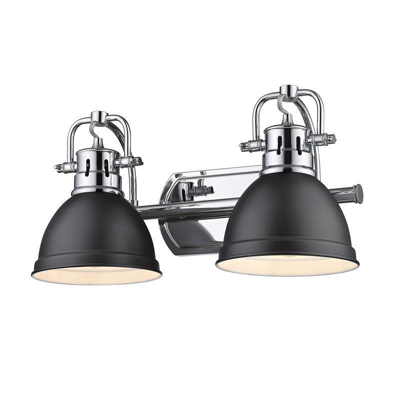 Lyndee 2 - Light Dimmable Vanity Light, Chrome, Matte Black