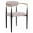 Schutt Upholstered Metal Dining Armchairs