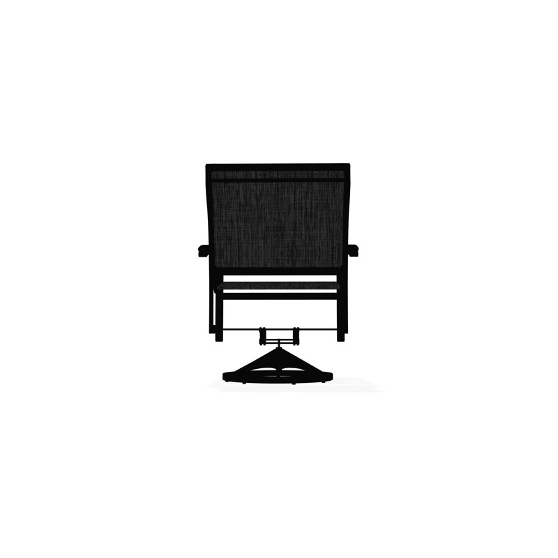 Bazza Outdoor Dining Chair, Augustine Shadow, Black