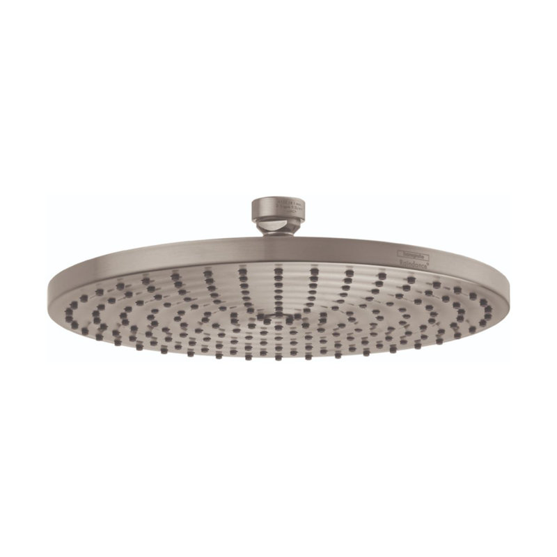 Raindance Downpour Air Rain Shower Head, Brushed Nickel