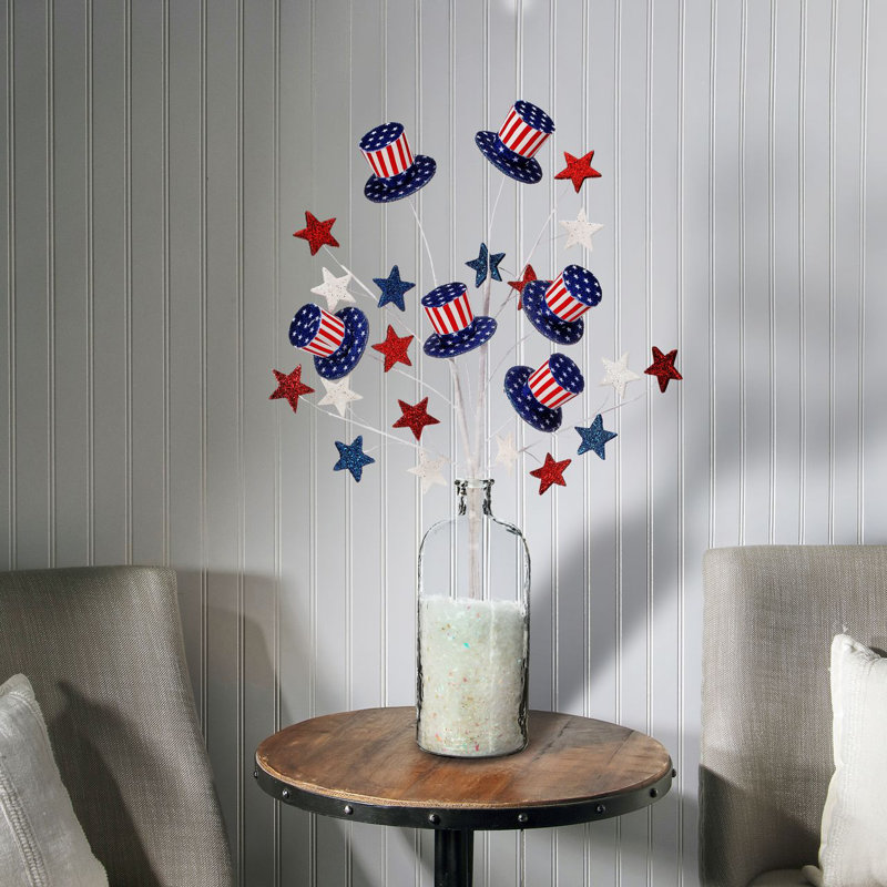 Chapeau 28 po Americana avec étoiles