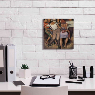 «Latino Jazz» par Gary Kelley, art mural sur toile