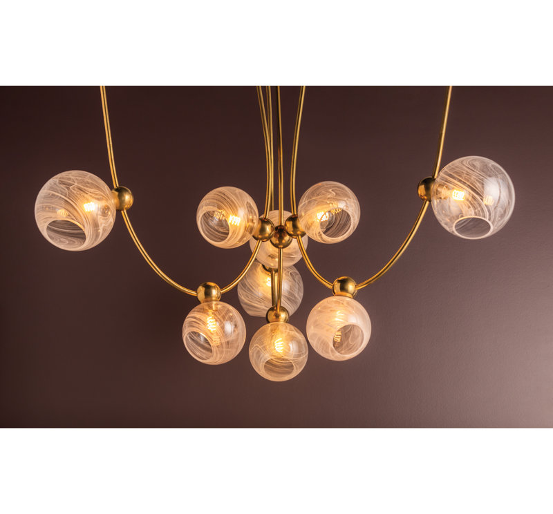 ASTRAIA 9 light Chandelier by Corbett Lighting