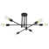 Eiren 6-Light 27.56'' Dimmable Sputnik Chandelier Modern Linear Semi Flush Mount Ceiling Light