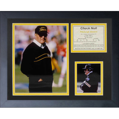 Memorabili encadrée pittsburgh aciers chuck noll