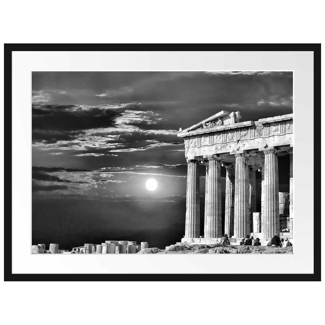 Tempel der Athene Gerahmter Fotodruck Poster