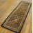 Multicolor Hooked Small Scatter Size American 1940s Antique Wool Rug