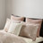 Blush Geometric Cotton Bedroom - Machine Washable & Warm Cozy-119384237