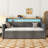 Wingo Upholstered Daybed With Trundle And LED Lights-420201719