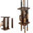 Solid Wood Portable Fishing Rod Rack