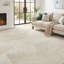  Modern Geometric Rug, Thick Plush, Non-Slip, 160 x 120 cm, Cream-2089169954