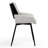 Jilene 19.09'' H Fabric Upholstered Metal Armchair