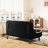 Black Velvet Bed Convertible. Adjustable & Pillow. Metal Frame For Office Home. Soft Fabric. 53.81 In. Width. 73.34 Depth. 14.15 Height. 69.91 Lb Weight 55" Bed, Pillow Included, Calm-40846031