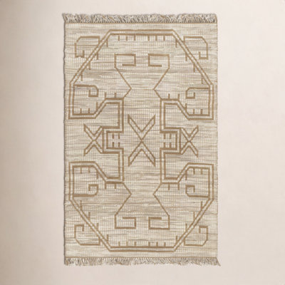 Enchant Hand-Woven Geometric Jute Rug