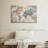 Keiri Geographic World Map III-107850029