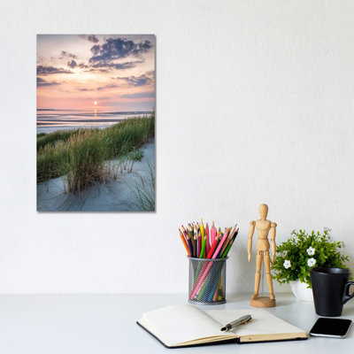 Beautiful Evening Sunlight At The Dune Beach- Gallery-Wrapped Canvas Giclée
