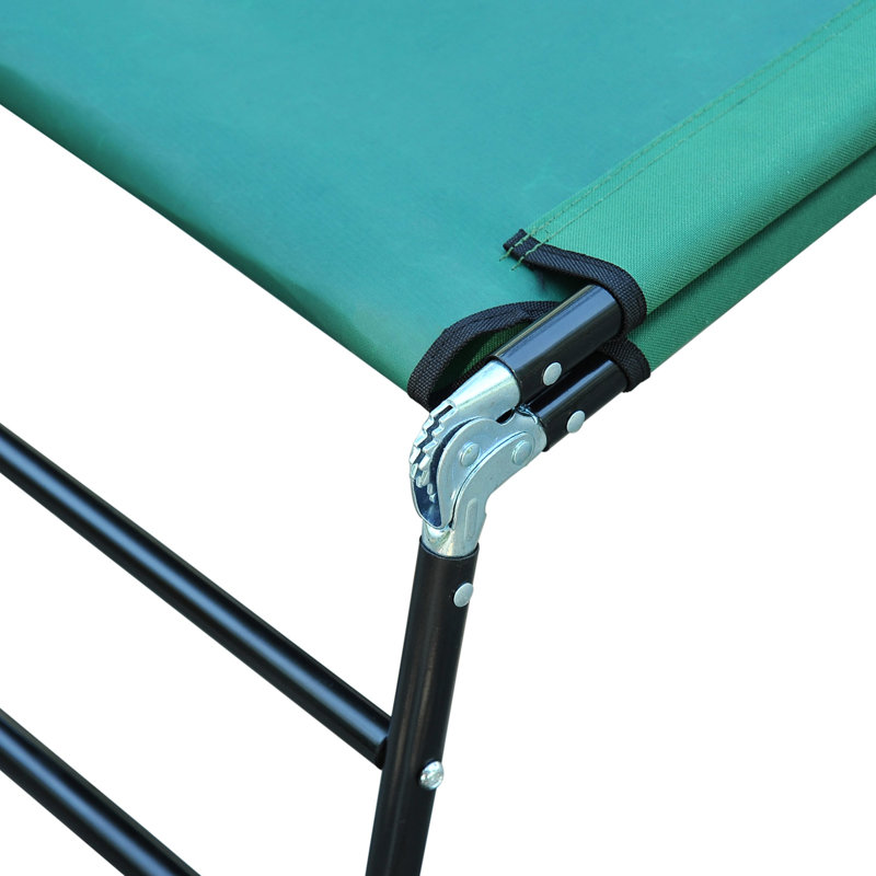 Chaise de patio pliable avec 5 angles - pour la plage, la piscine, le jardin