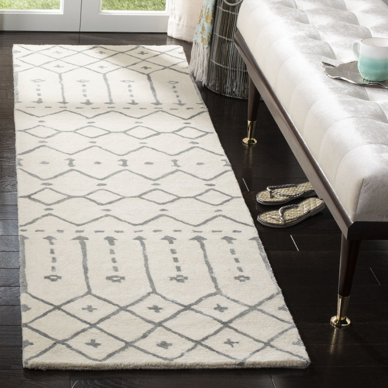 Griffiths Hand Tufted Wool Geometric Rug