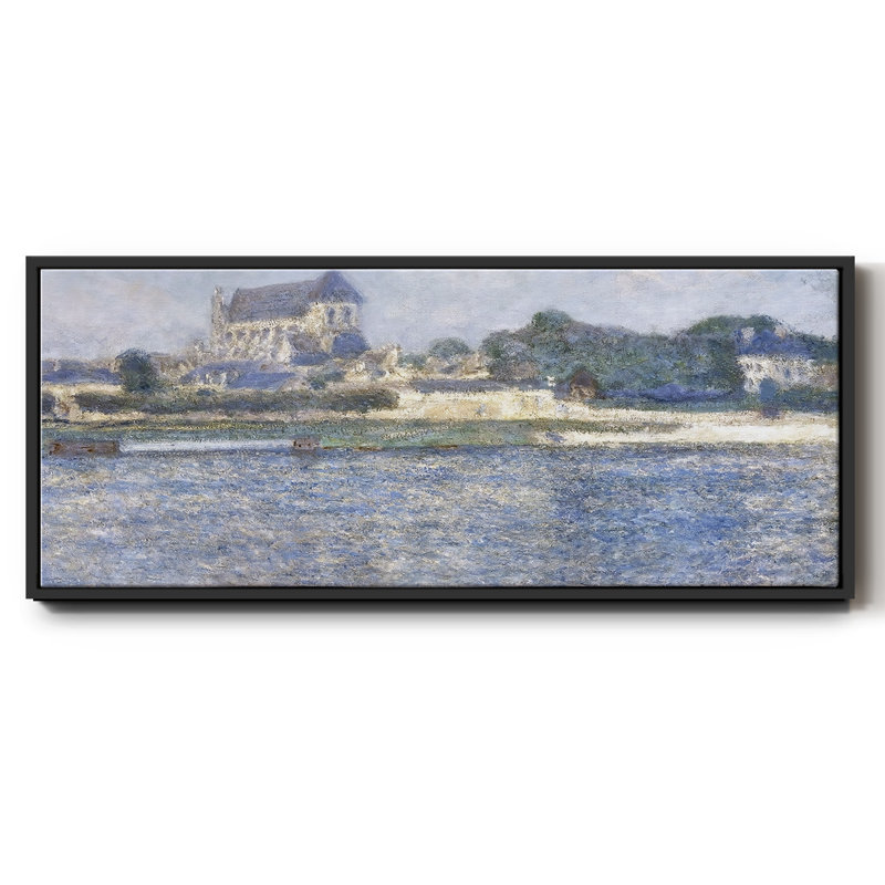 Église de Vernon sous le soleil, 1894, H 8 po x l 20 po x P 1,5 po, Noir