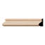 Moulure à capuchon de base en bois massif de teinte de bois franc massif D16 5/8 po x l 1 3/8 po x L 96 po.-96930547