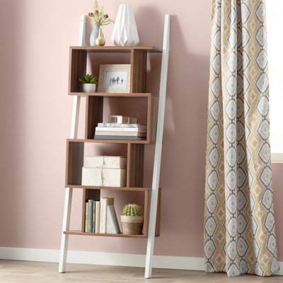 180.5cm H x 65cm W Ladder Bookcase