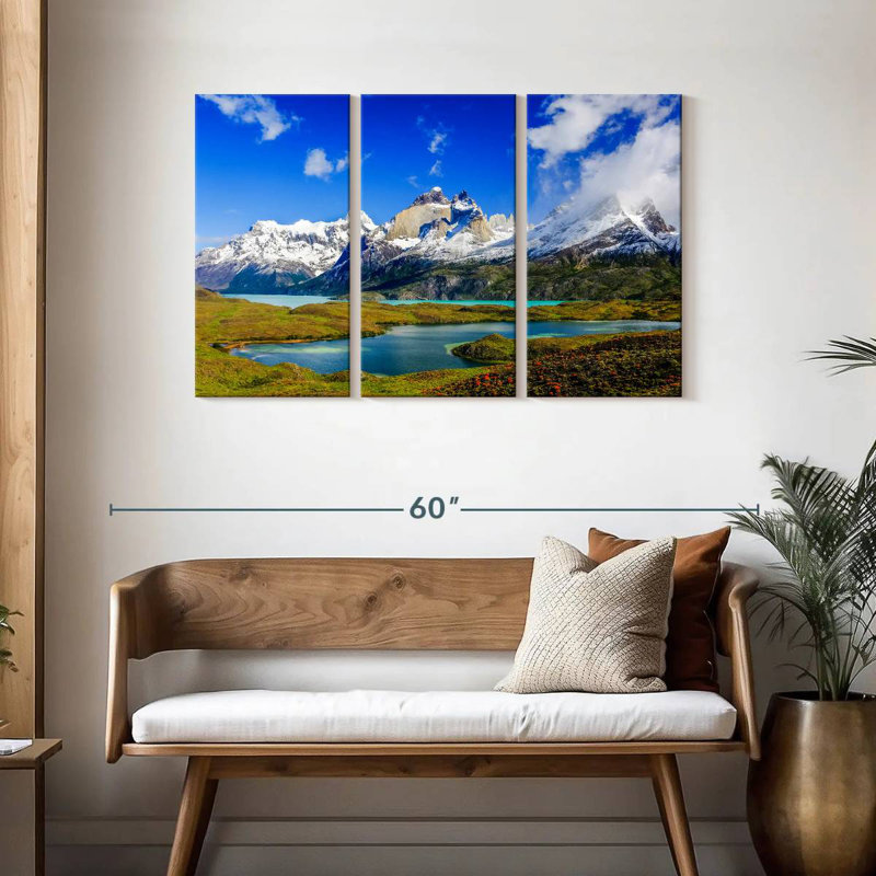 Alvord Torres Del Paine à couper le souffle, H 28 po x l 45 po