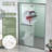 44"-48" W x 76" H Double Sliding Semi-Frameless Shower Door with 5/16" (8mm) Crystal Clear Tempered Glass-123231456