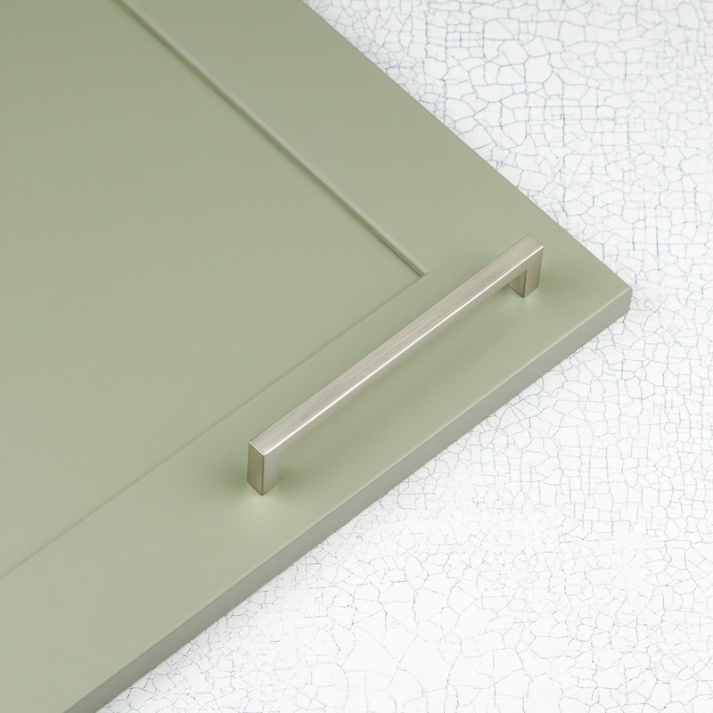 160Mm Satin Nickel Square Handle, 160mm