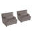Modern Upholstered Arm Accent Chair With Pillow(Set of 2)-115747891