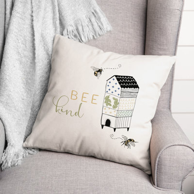  Coussin Bee Kind Hive