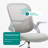 Nenney Ergonomic Mesh and Metal Drafting Chair with Adjustable Footrest-523118071-523118064
