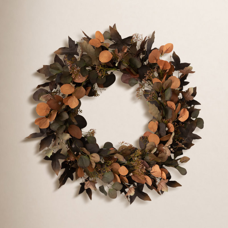  Couronne de tissu, H 26 po x l 26 po x P 7 po