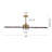 Babrak 65'' Ceiling Fan with LED Lights-779760962