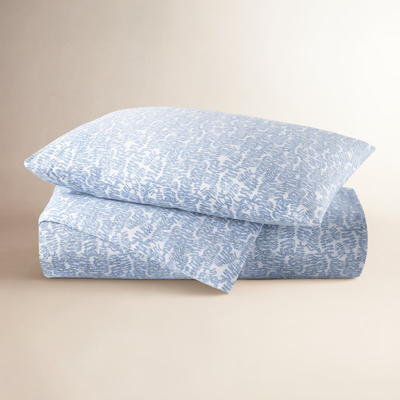 Housse de couette simple Fern, En jean, Housse de couette pour très grand lit