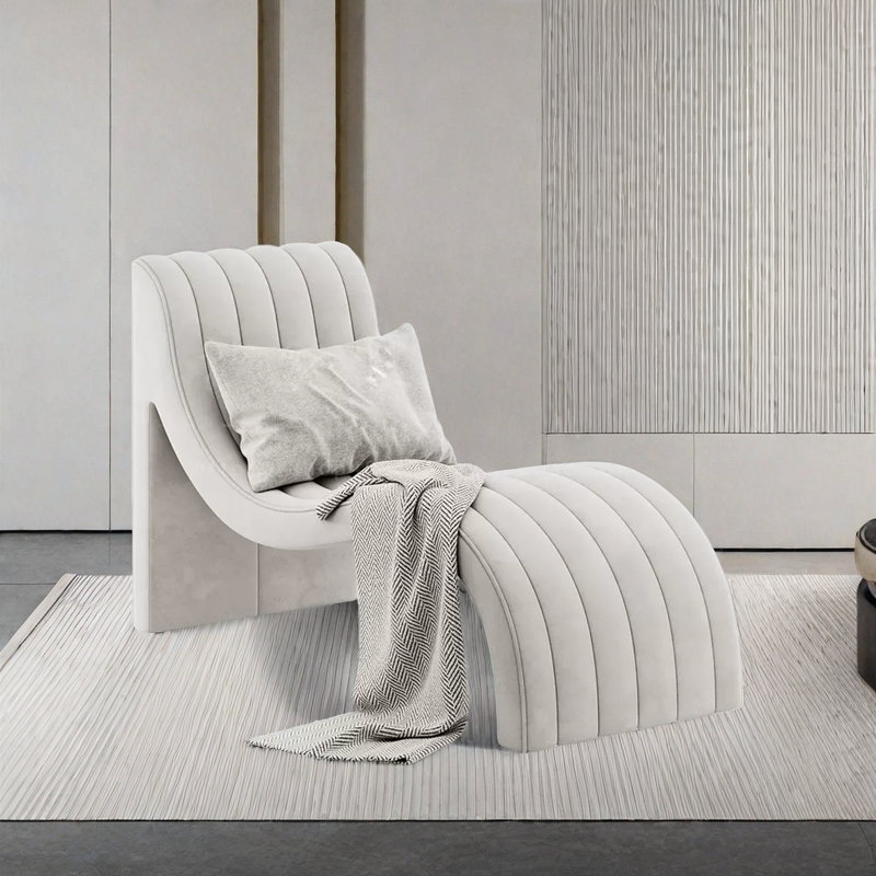 Fauteuil à arc moderne, Mélange de polyester Griege