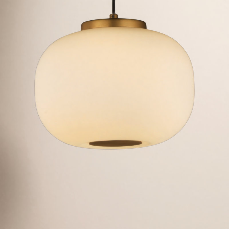 Kace 2 - Light Single Geometric Pendant, 7.5'' H x 9'' W x 9'' D