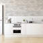 Papier peint Irving White Diamond Brick