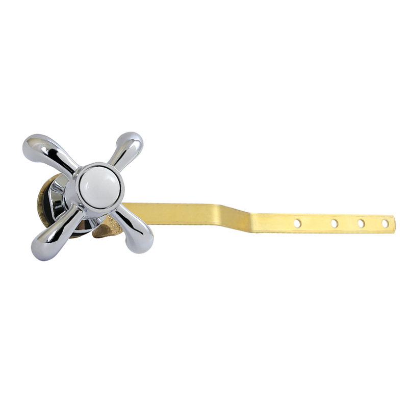 Kingston Brass French Country Front Mount Toilet Tank Lever, Polished Chrome