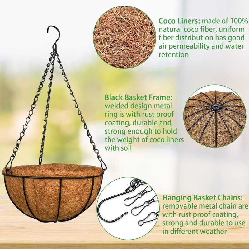 Seishi Metal Hanging Planter