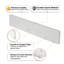 Remplacement 21,25 po remplacement en pierre de quartz durable