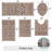 Absorbent Bath Rug Bathroom Mat(Set of 5)-1180213993