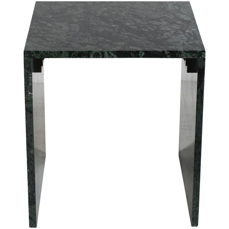 Table de bout Jaloni, Marbre vert