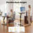 Electric Standing Desk With Drawers, 32 X 18 Inches Small Space Sit Stand Desk With Storage, Height Adjustable Computer Table, 3 Memory Preset, 1 Hook, Cable Management, Rustic Brown-1465393512