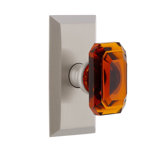 Grandeur Concealed Screw Mechanism Geometric Knob with Rectangle Rosette